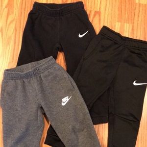 3T Nike Joggers with tapered ankle.